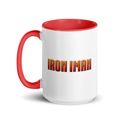 MUG Glossy Black - IRON IMAN - Medium