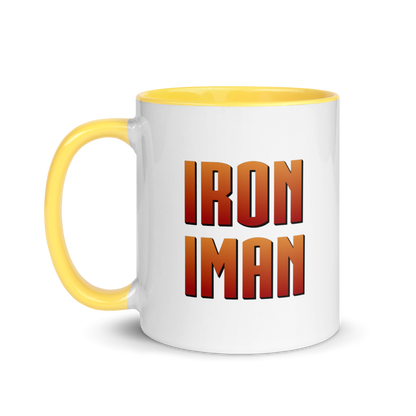 MUG Glossy Black - IRON IMAN - Medium