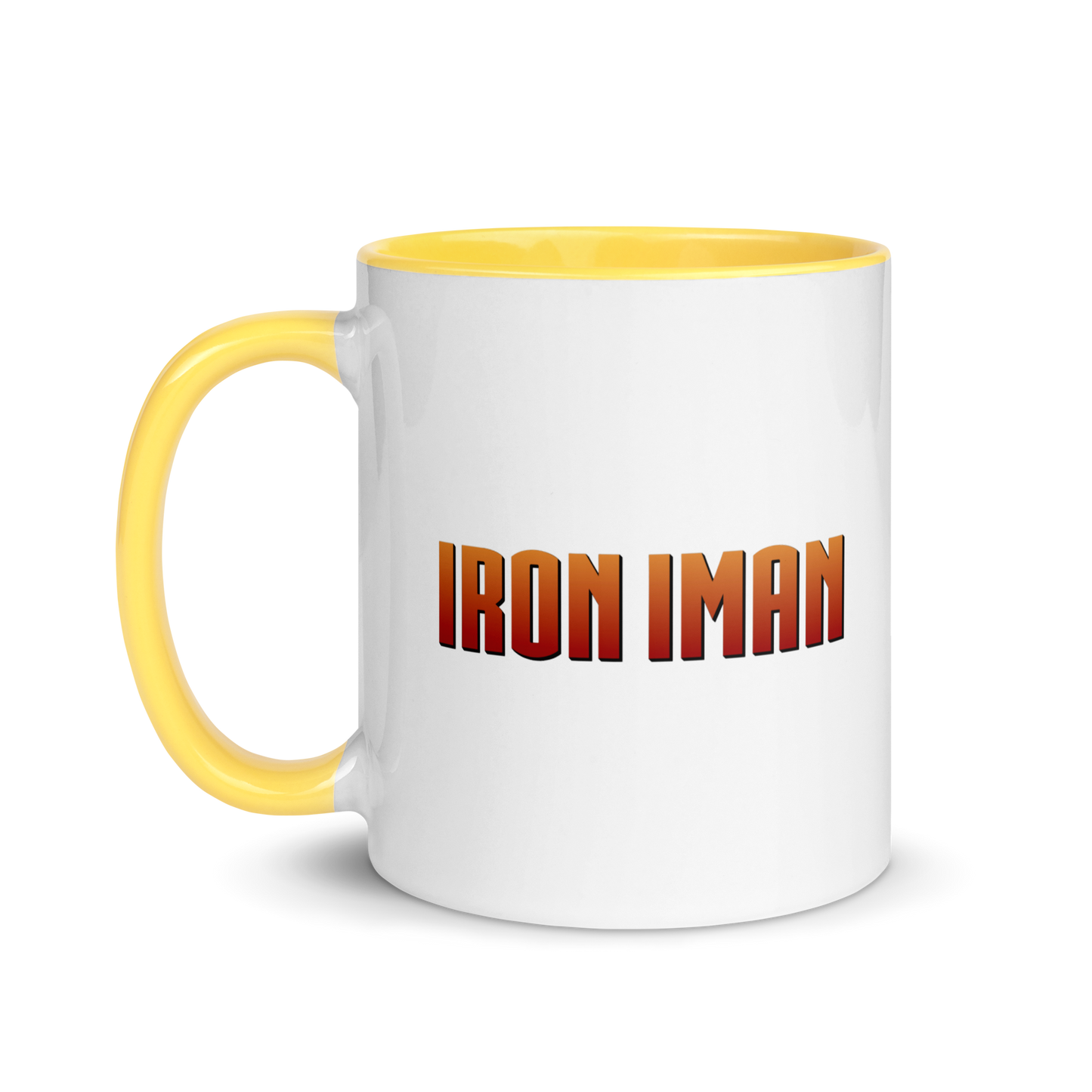 MUG Glossy Black - IRON IMAN - Medium