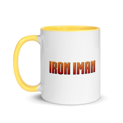 MUG Glossy Black - IRON IMAN - Medium