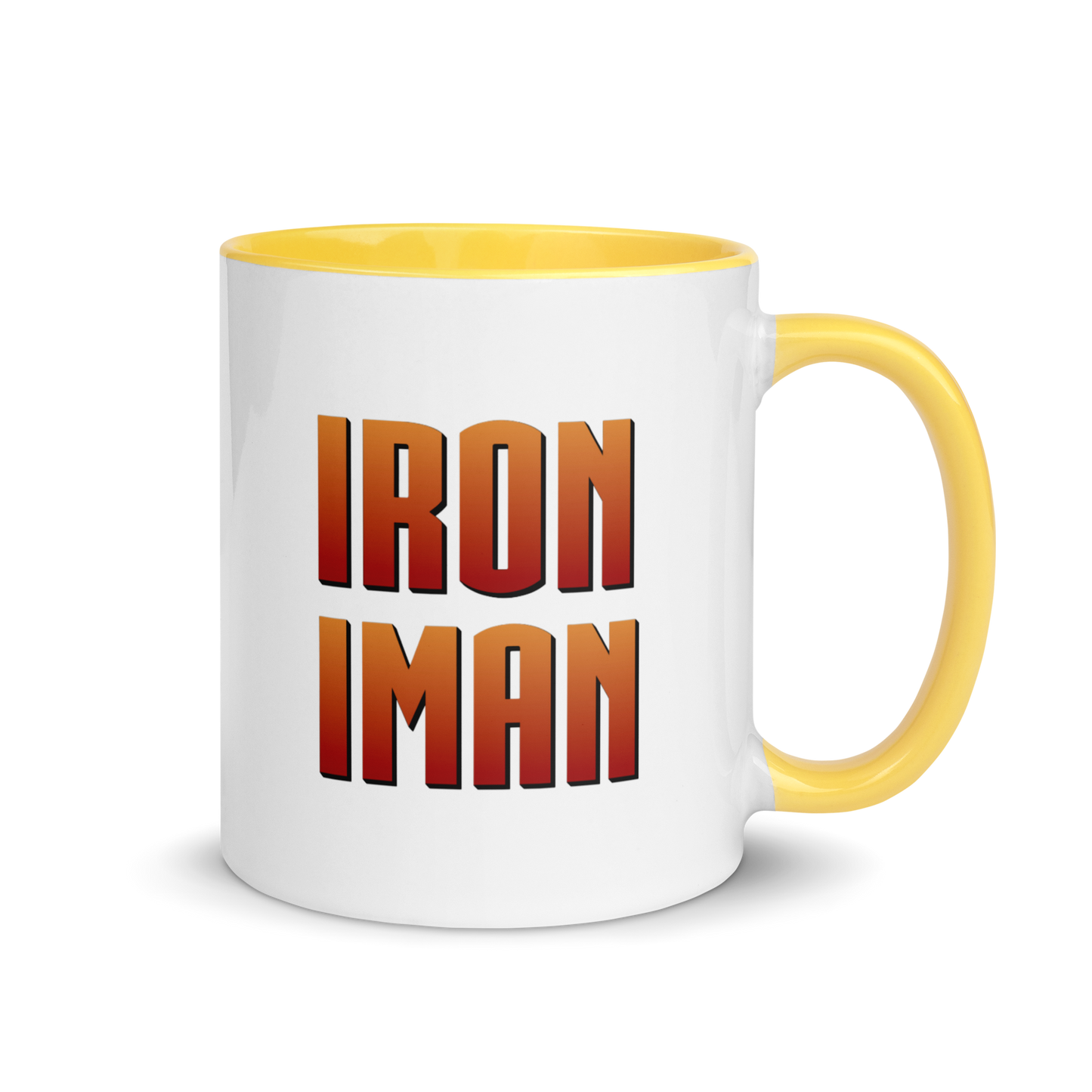 MUG Glossy Black - IRON IMAN - Medium