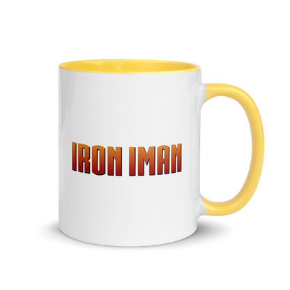 MUG Glossy Black - IRON IMAN - Medium