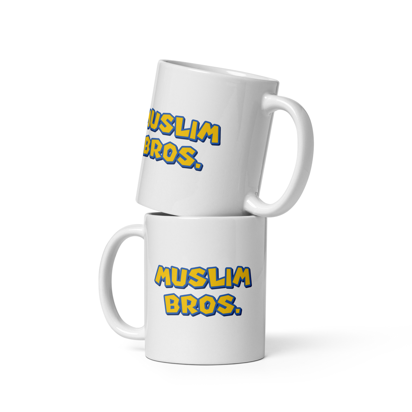 MUG Glossy White - MUSLIM BROS - Large