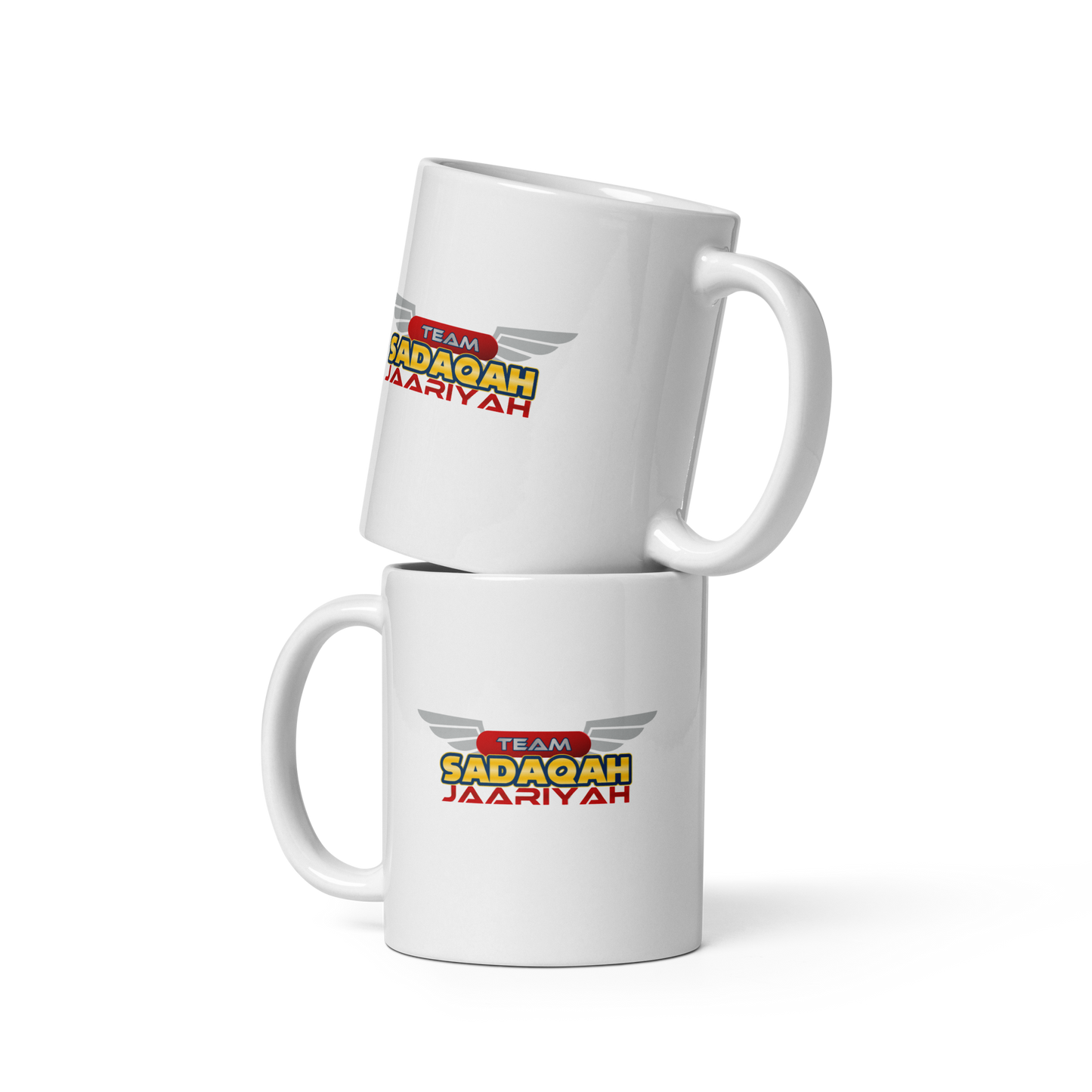 MUG Glossy White - TEAM SADAQAH JAARIYAH - Wings