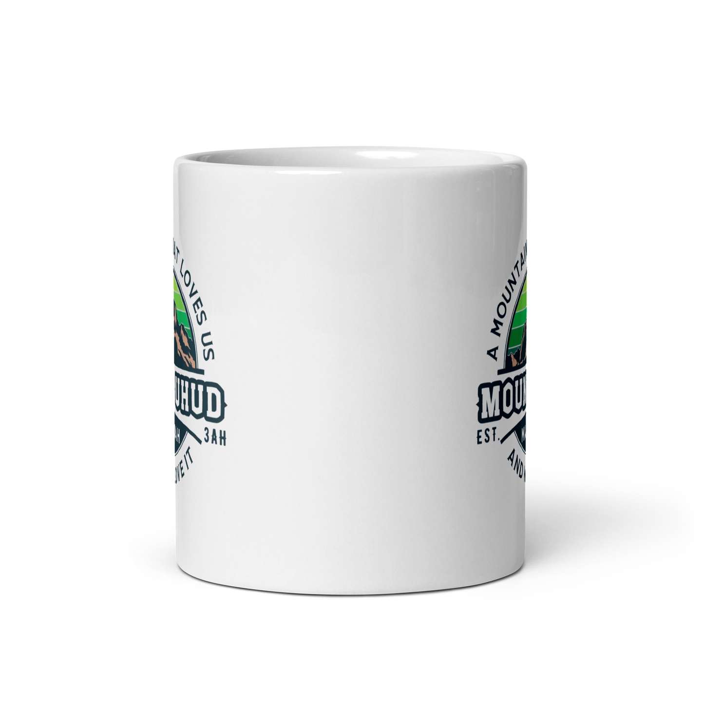 MUG Glossy White - LANDMARKS - MT UHUD