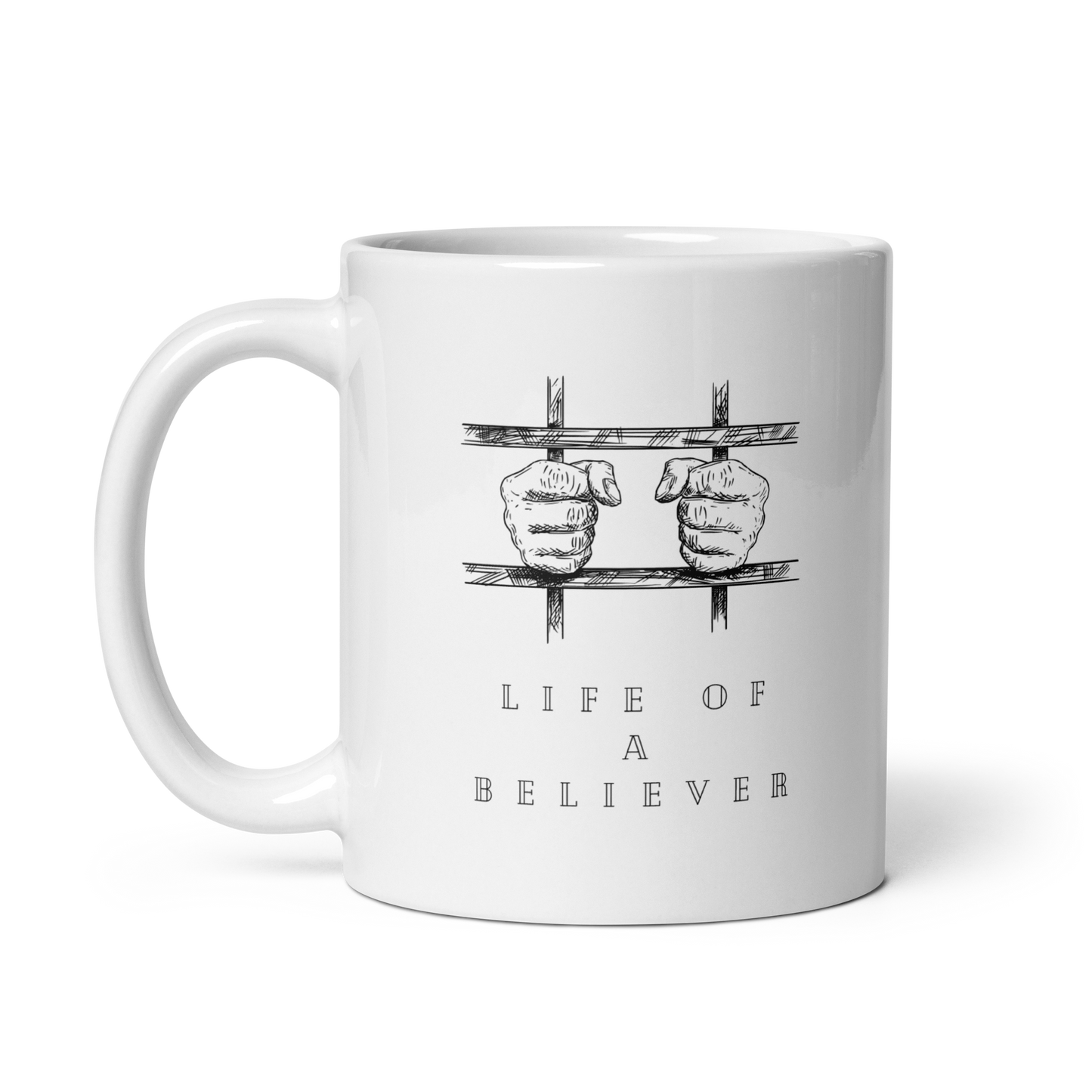 MUG Glossy White - LIFE OF A BELIEVER