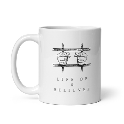 MUG Glossy White - LIFE OF A BELIEVER