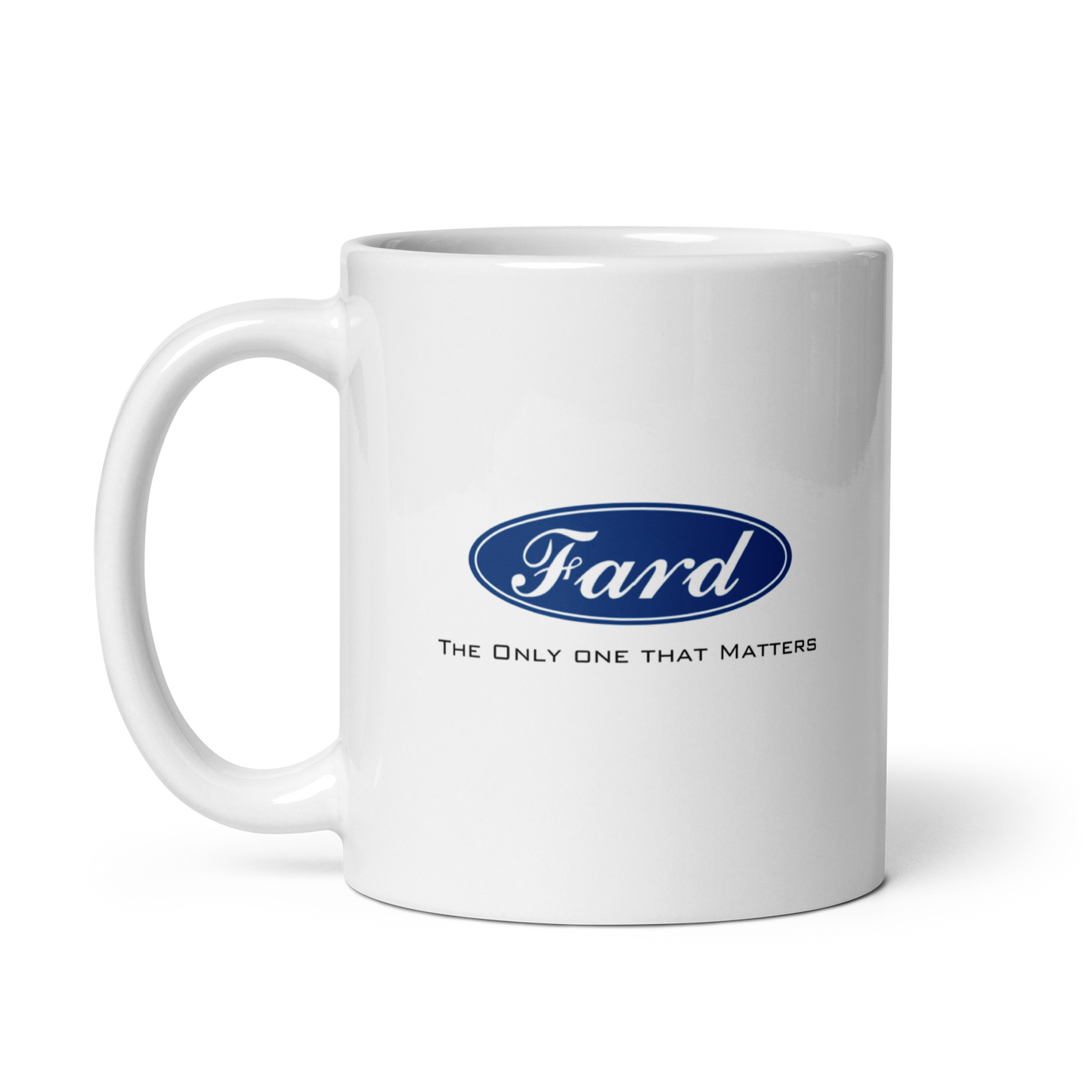 MUG Glossy White - FARD - Black