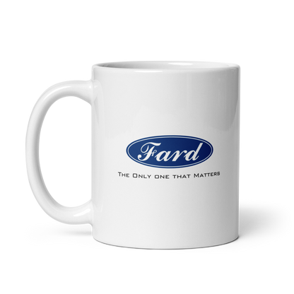 MUG Glossy White - FARD - Black