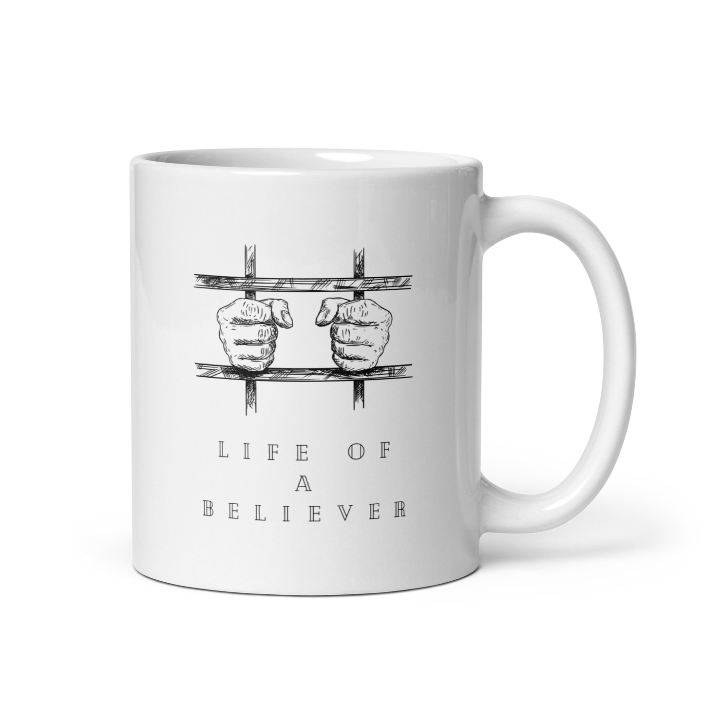 MUG Glossy White - LIFE OF A BELIEVER