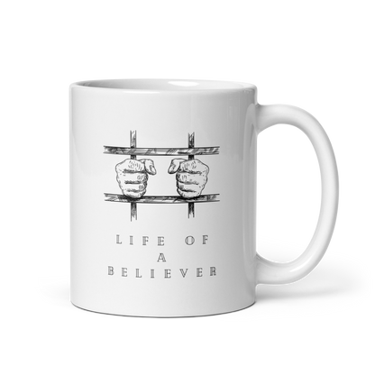 MUG Glossy White - LIFE OF A BELIEVER