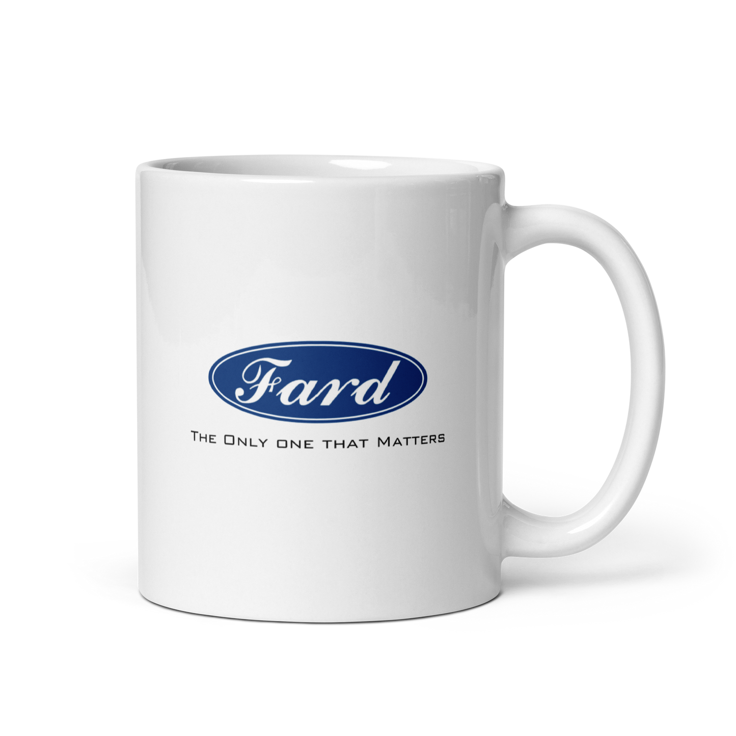 MUG Glossy White - FARD - Black