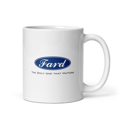 MUG Glossy White - FARD - Black