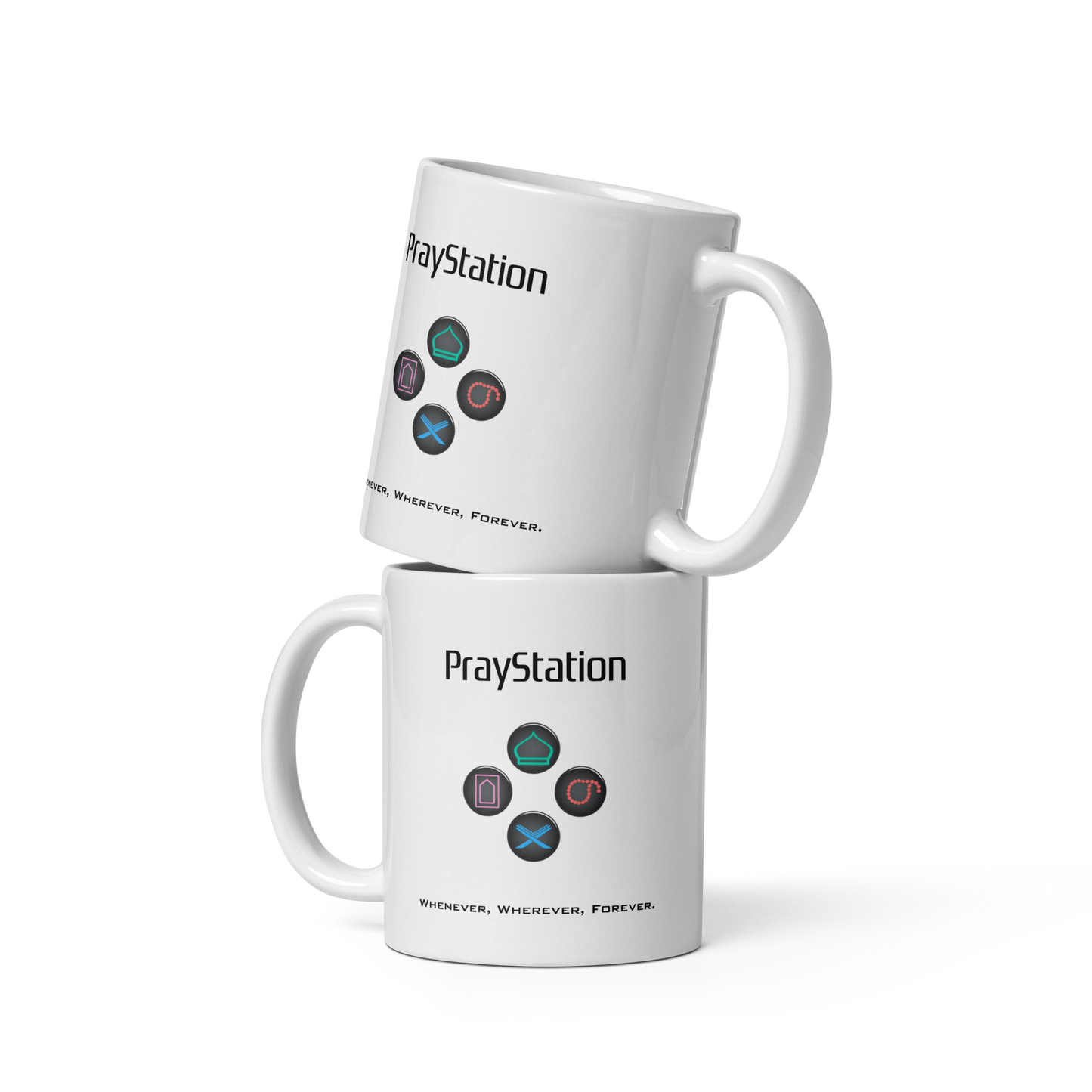 MUG Glossy White - PRAYSTATION