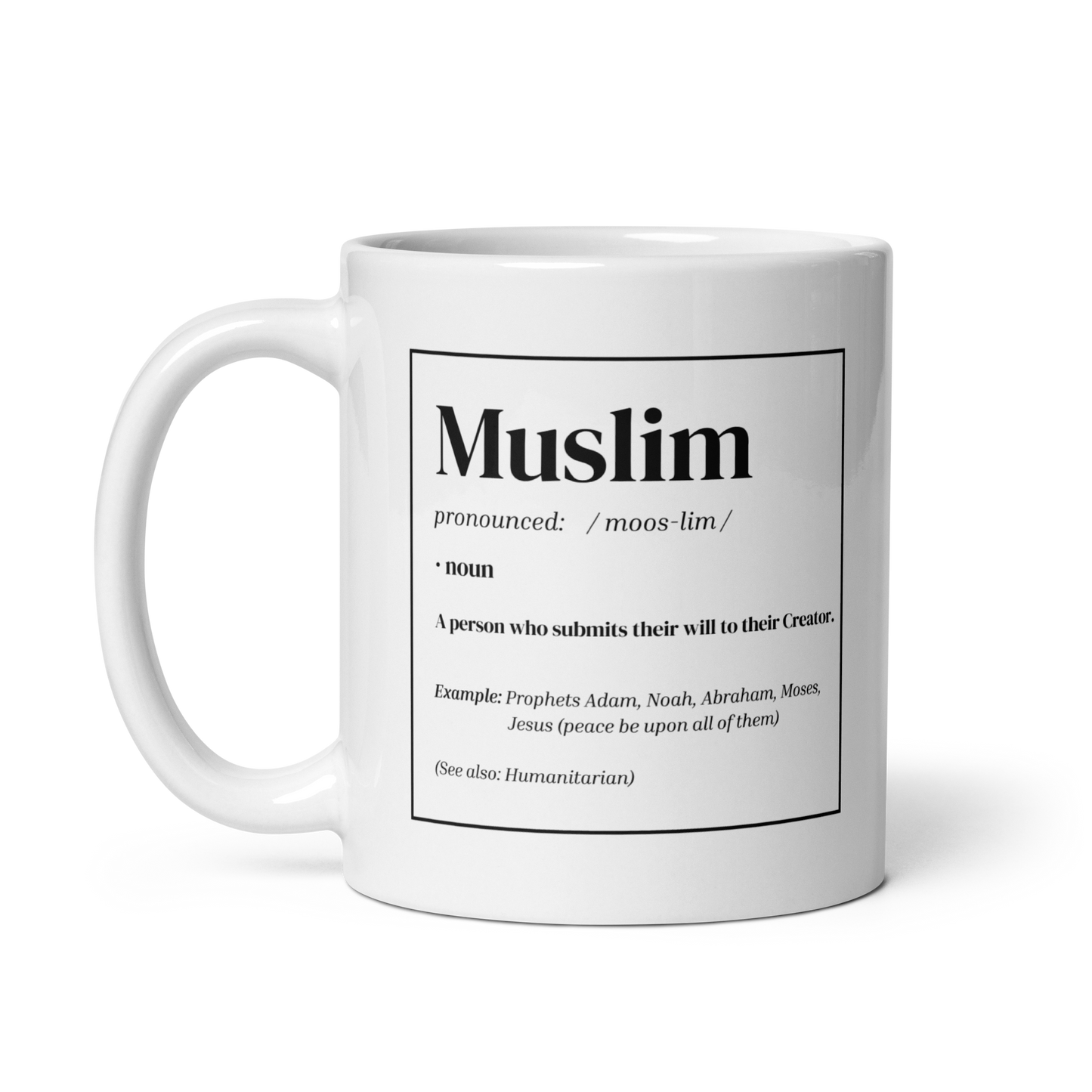 MUG Glossy White - MUSLIM DEFINITION