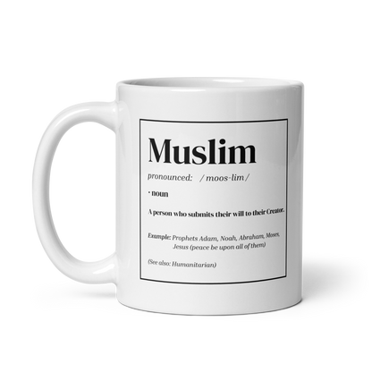 MUG Glossy White - MUSLIM DEFINITION