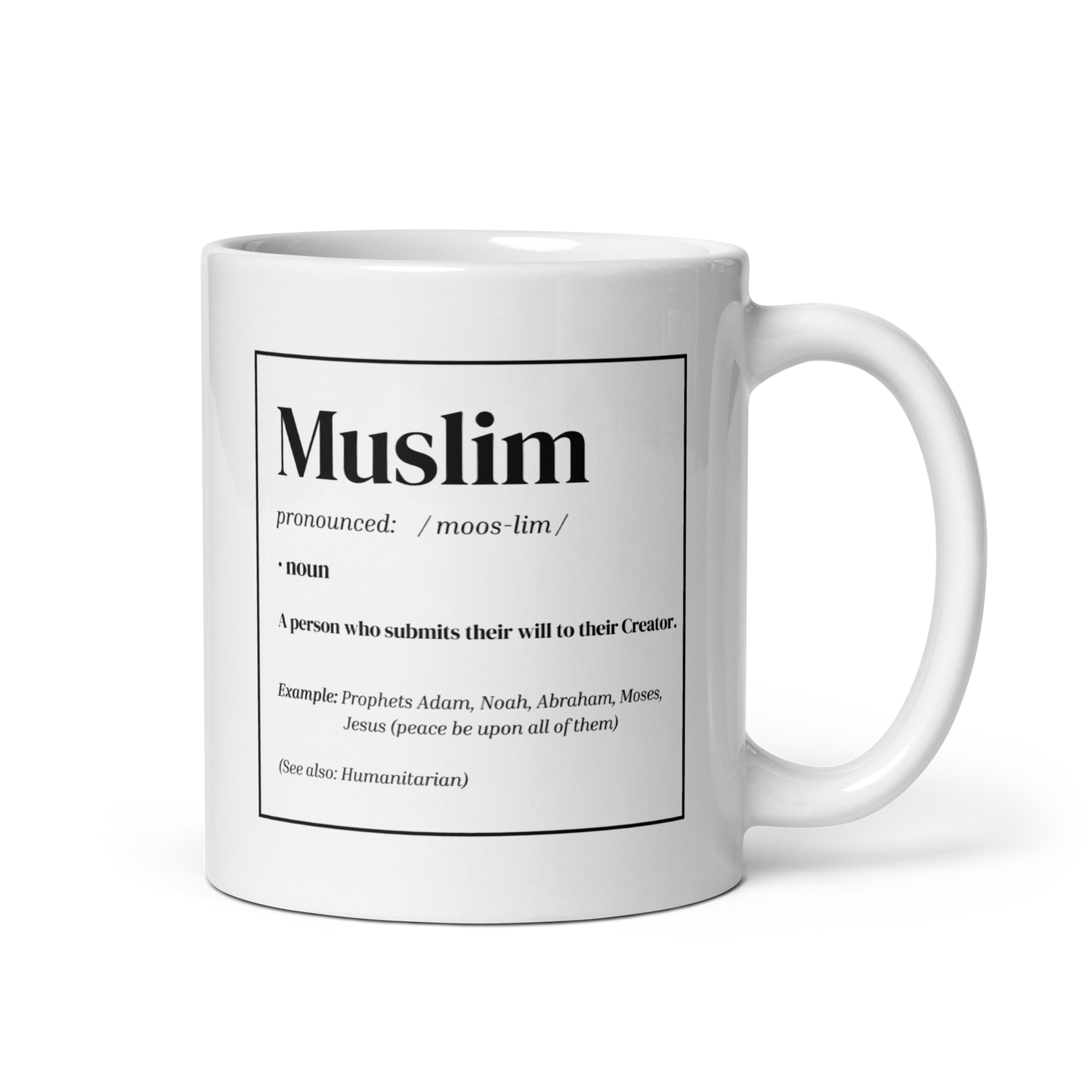 MUG Glossy White - MUSLIM DEFINITION