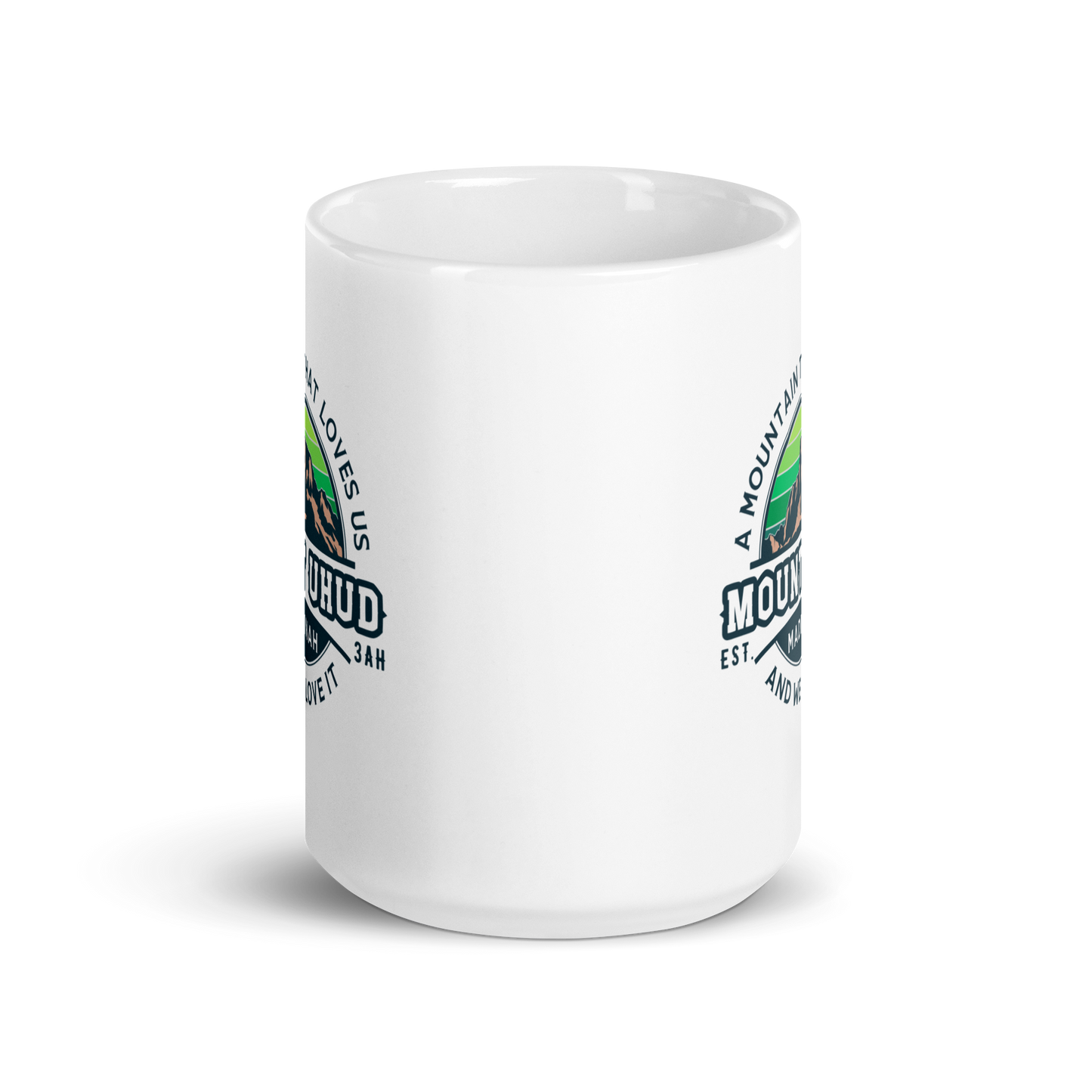 MUG Glossy White - LANDMARKS - MT UHUD