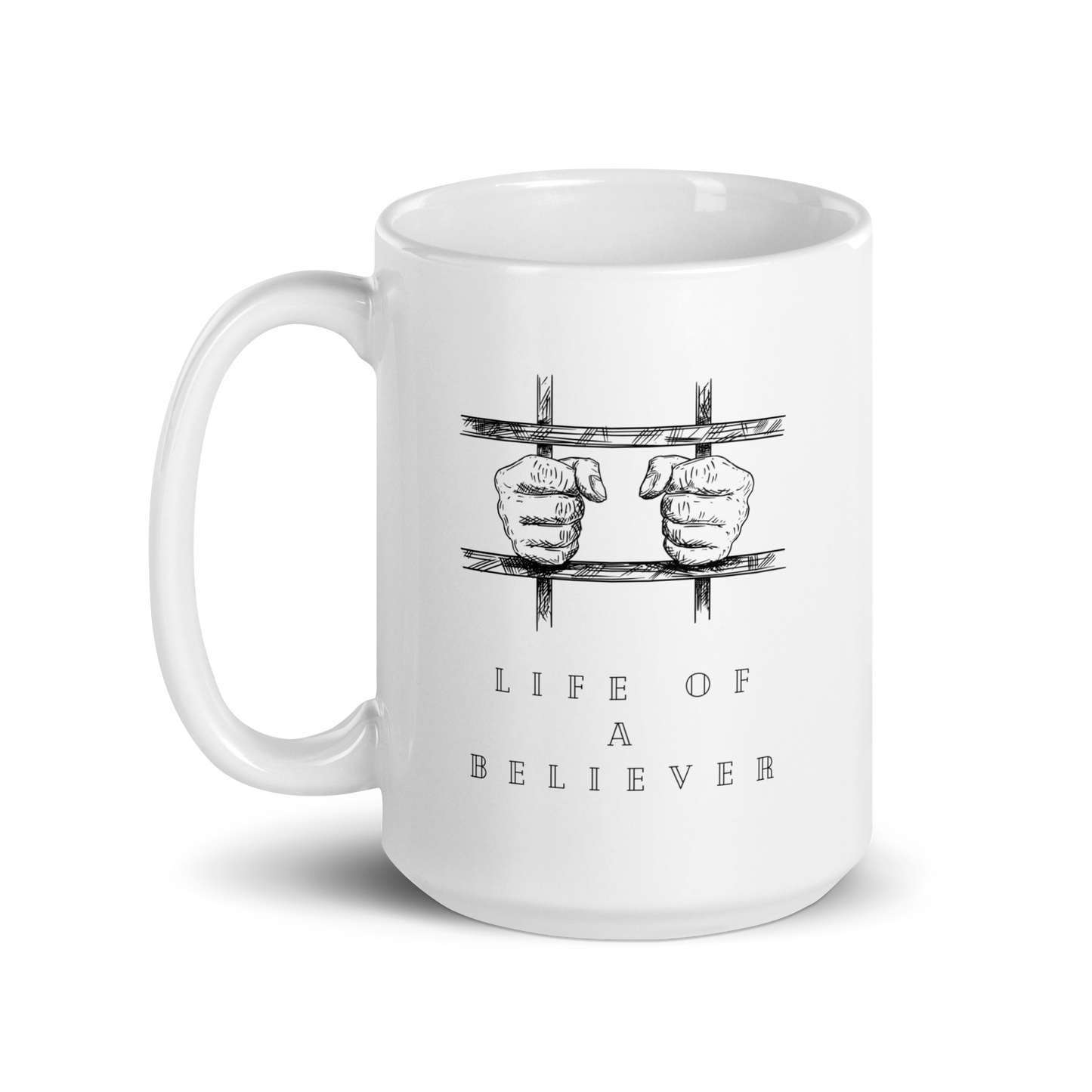 MUG Glossy White - LIFE OF A BELIEVER