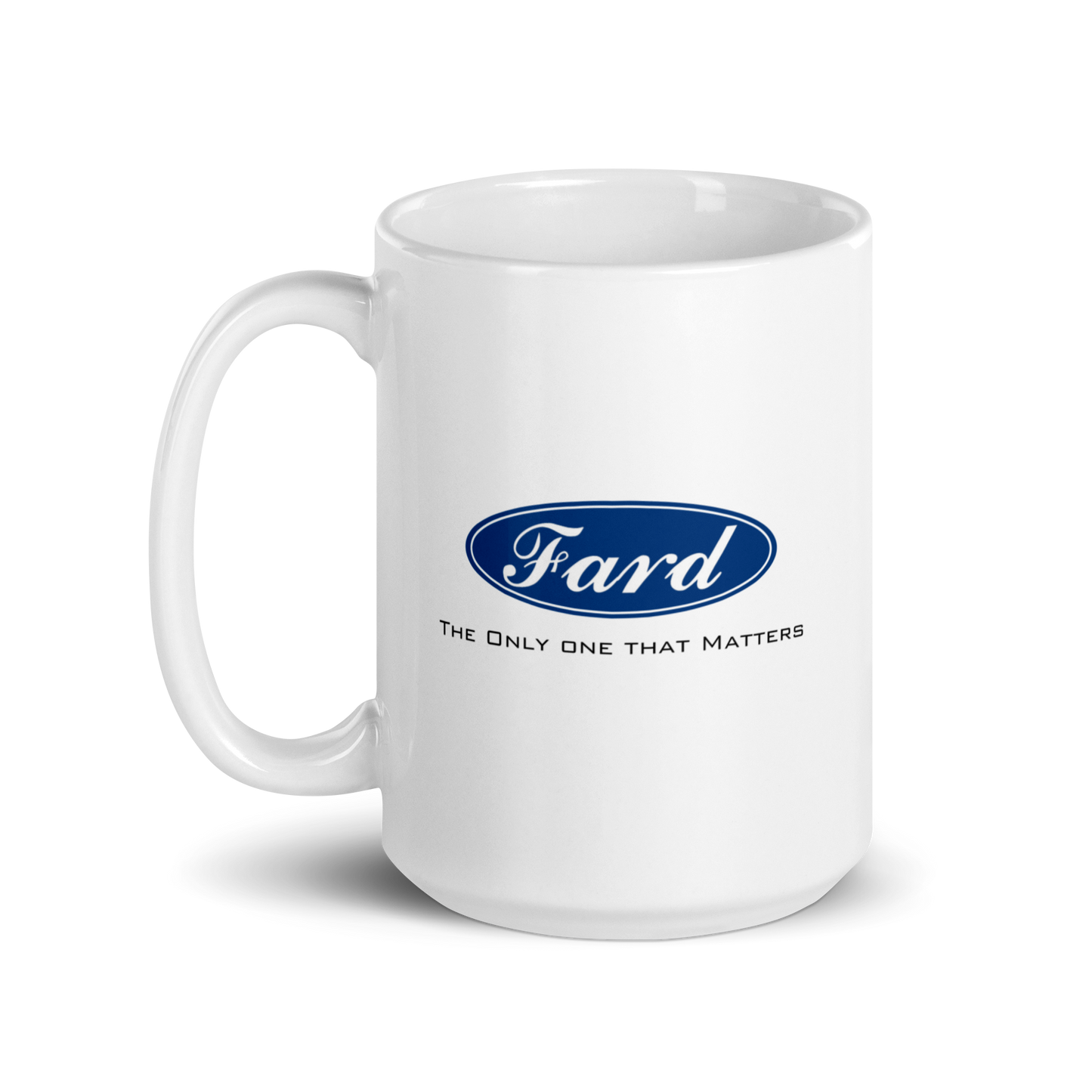 MUG Glossy White - FARD - Black