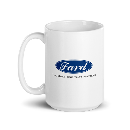 MUG Glossy White - FARD - Black