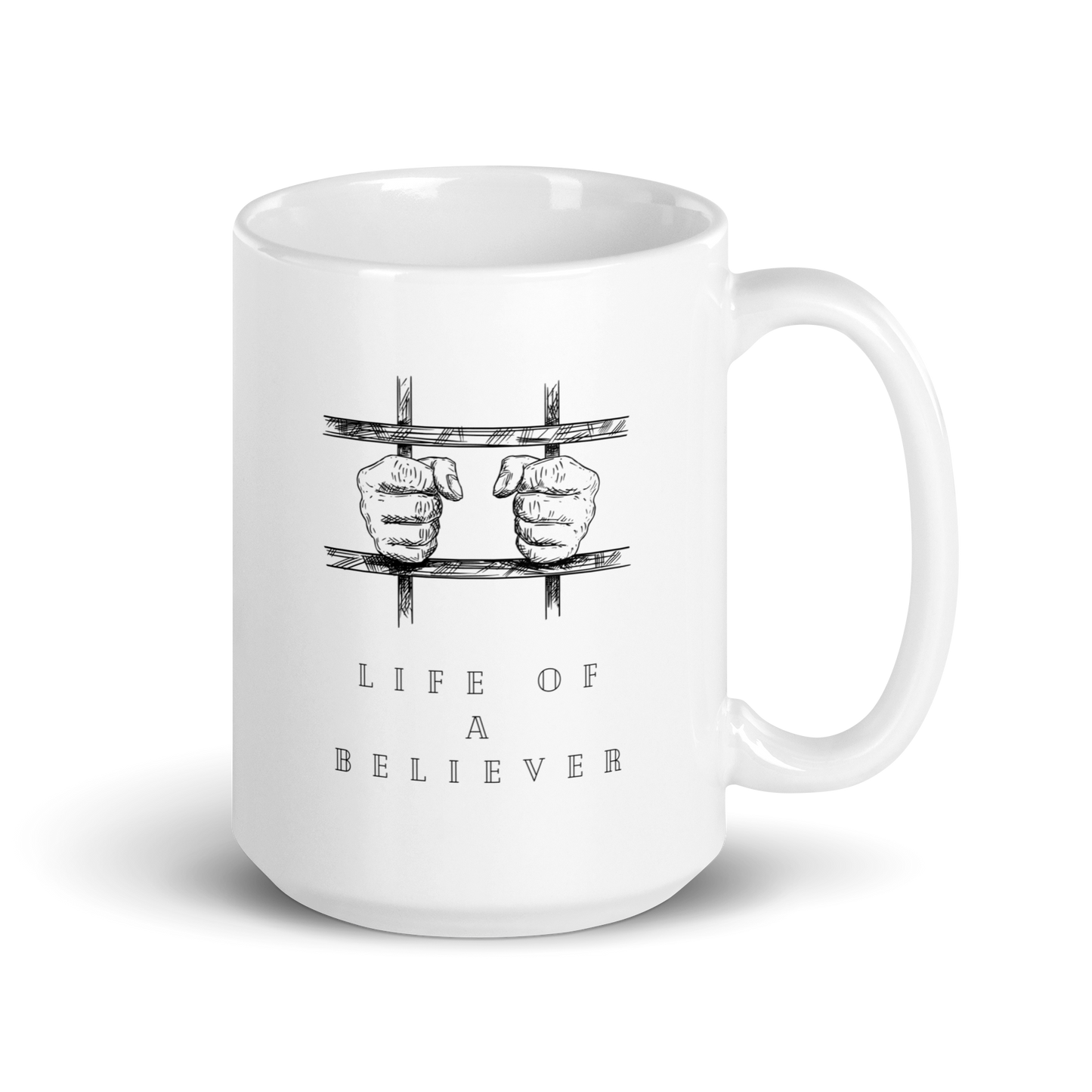 MUG Glossy White - LIFE OF A BELIEVER