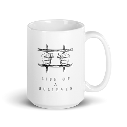 MUG Glossy White - LIFE OF A BELIEVER