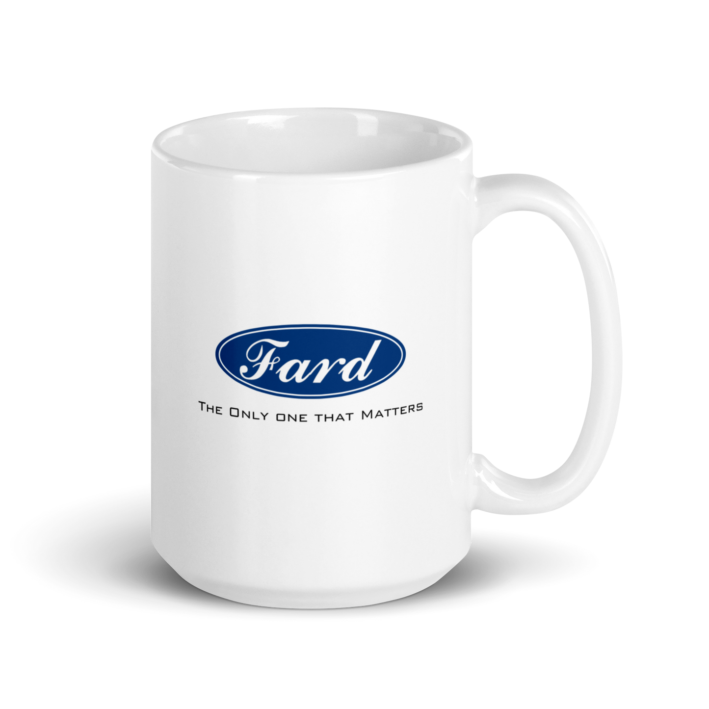 MUG Glossy White - FARD - Black