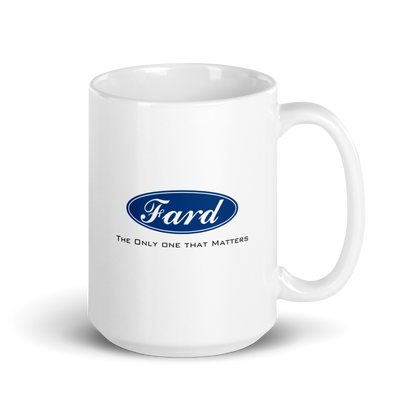 MUG Glossy White - FARD - Black