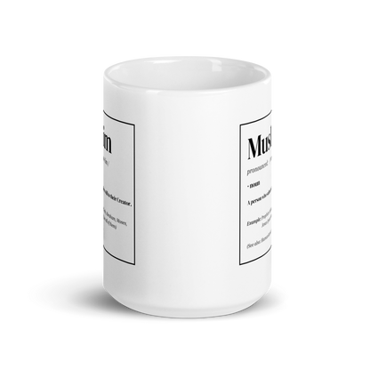 MUG Glossy White - MUSLIM DEFINITION