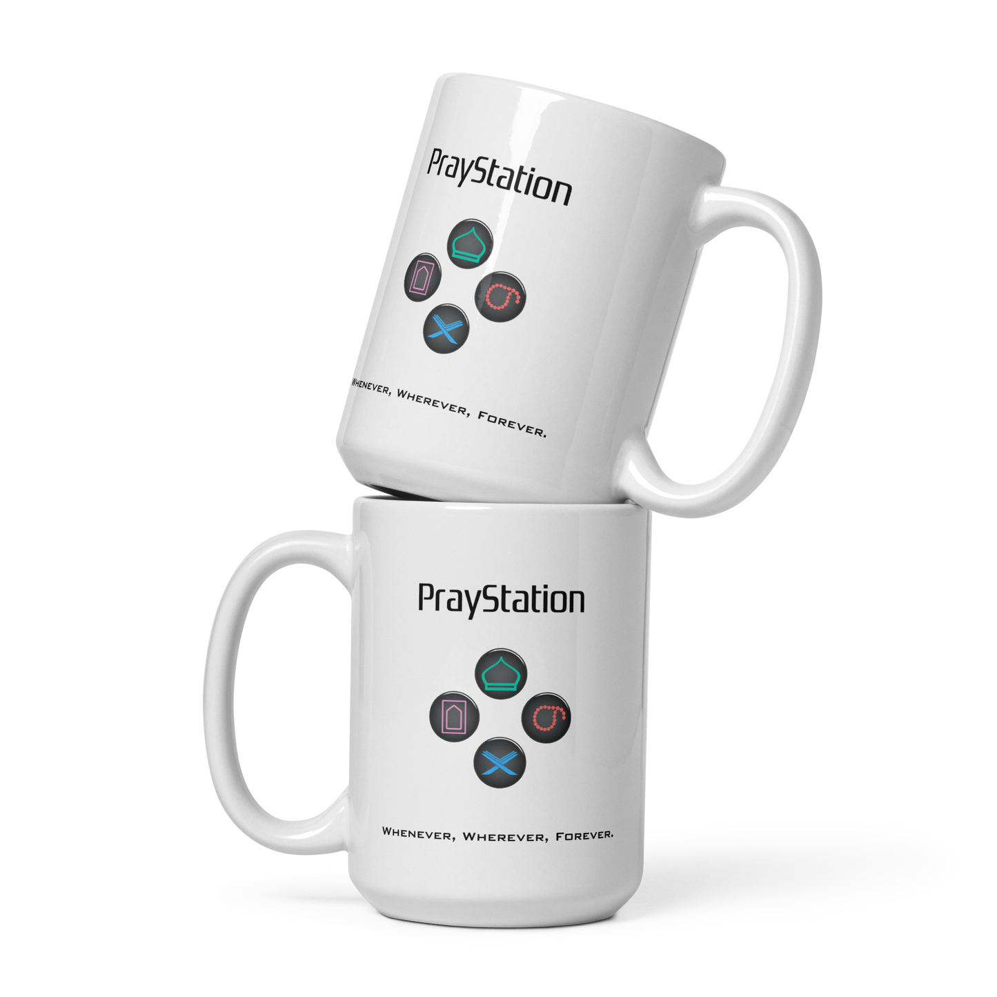 MUG Glossy White - PRAYSTATION