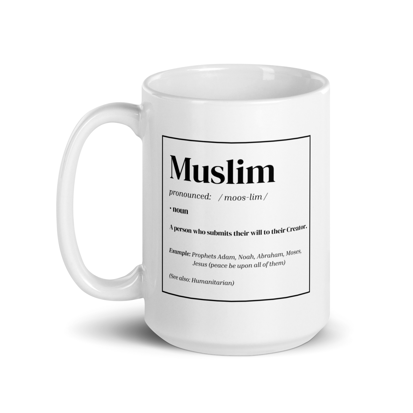 MUG Glossy White - MUSLIM DEFINITION