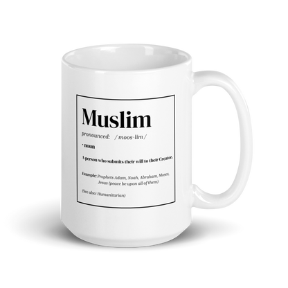 MUG Glossy White - MUSLIM DEFINITION