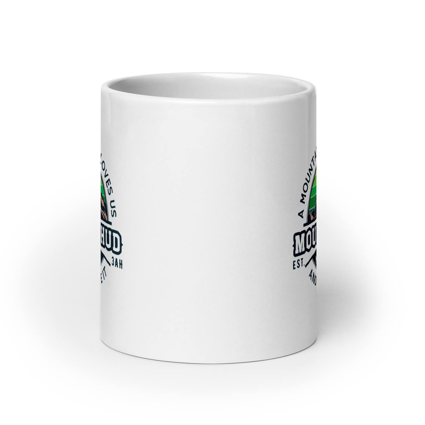 MUG Glossy White - LANDMARKS - MT UHUD