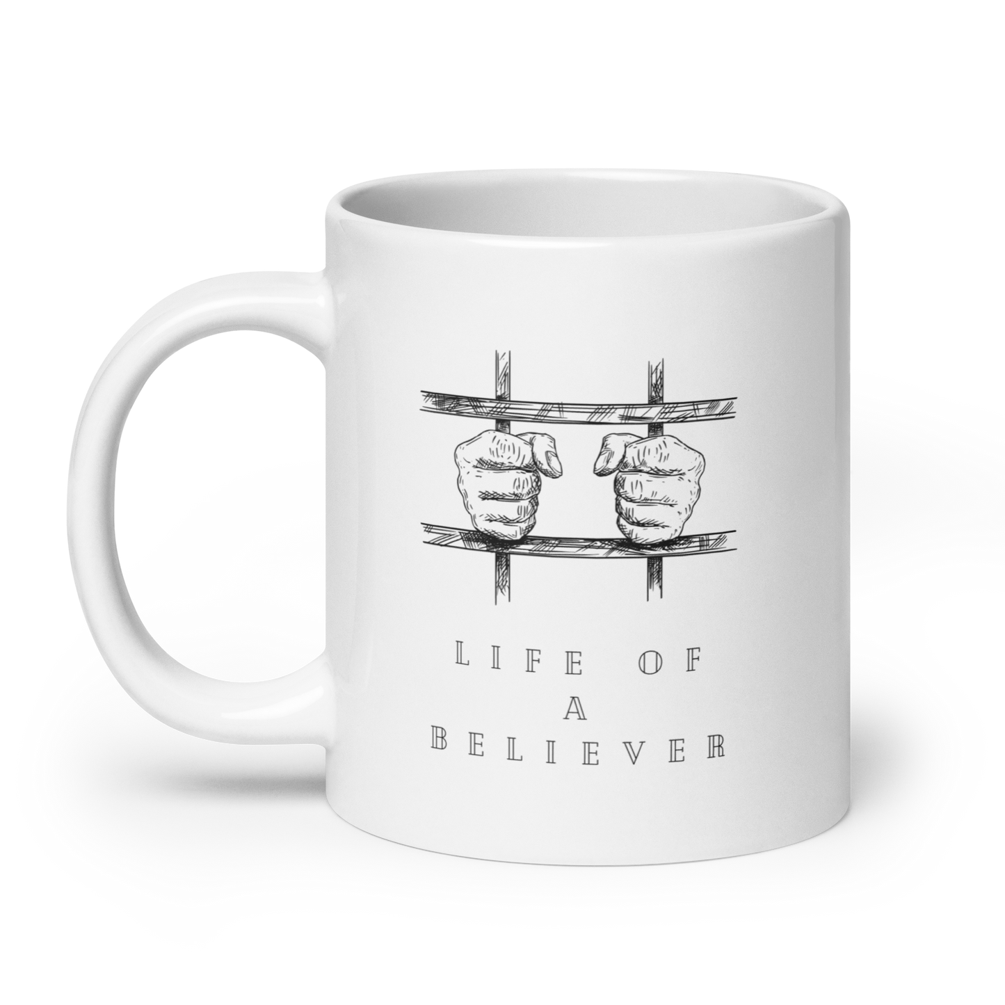 MUG Glossy White - LIFE OF A BELIEVER