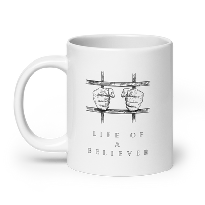 MUG Glossy White - LIFE OF A BELIEVER