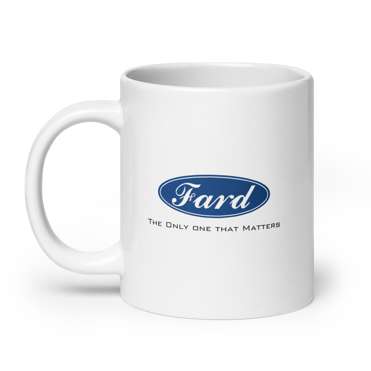 MUG Glossy White - FARD - Black