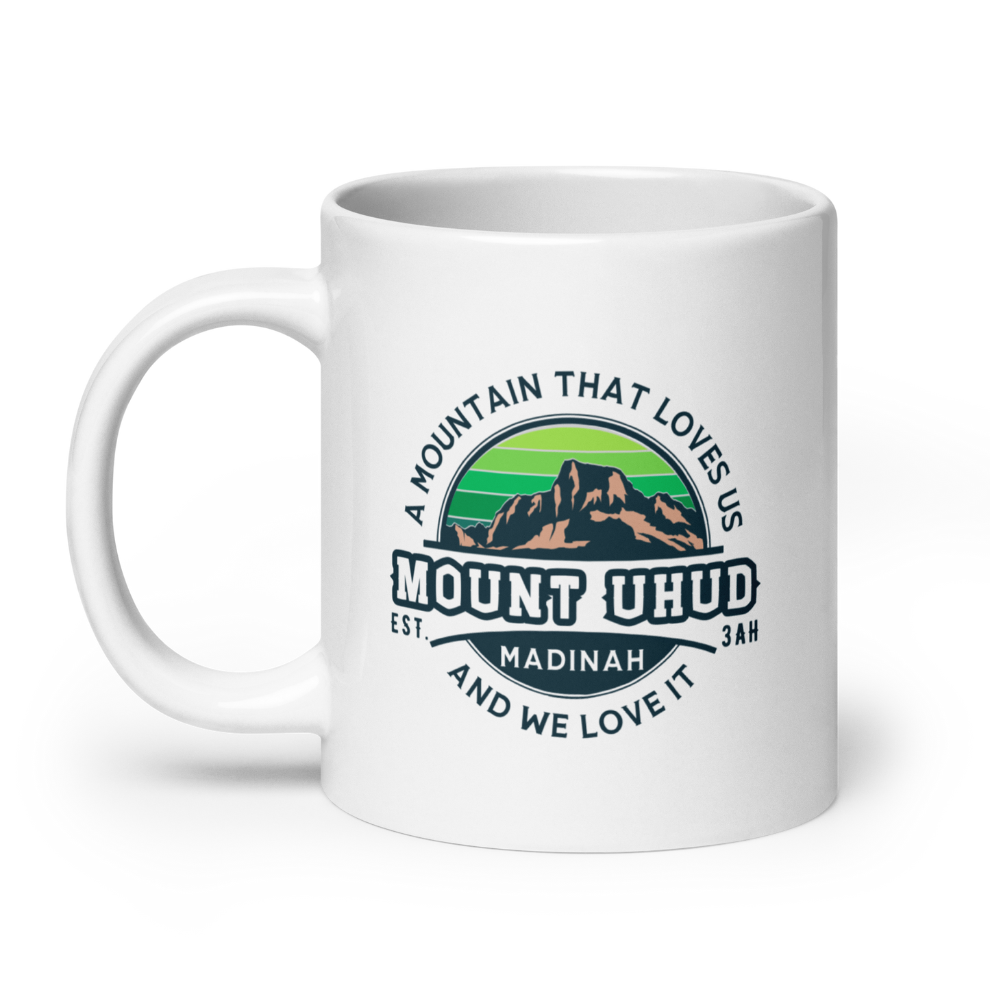 MUG Glossy White - LANDMARKS - MT UHUD