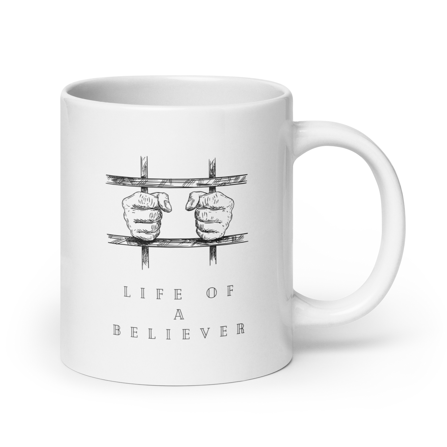 MUG Glossy White - LIFE OF A BELIEVER