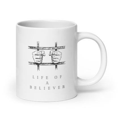 MUG Glossy White - LIFE OF A BELIEVER