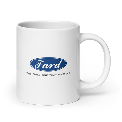 MUG Glossy White - FARD - Black