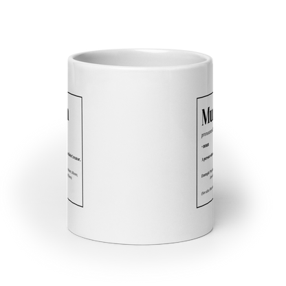 MUG Glossy White - MUSLIM DEFINITION