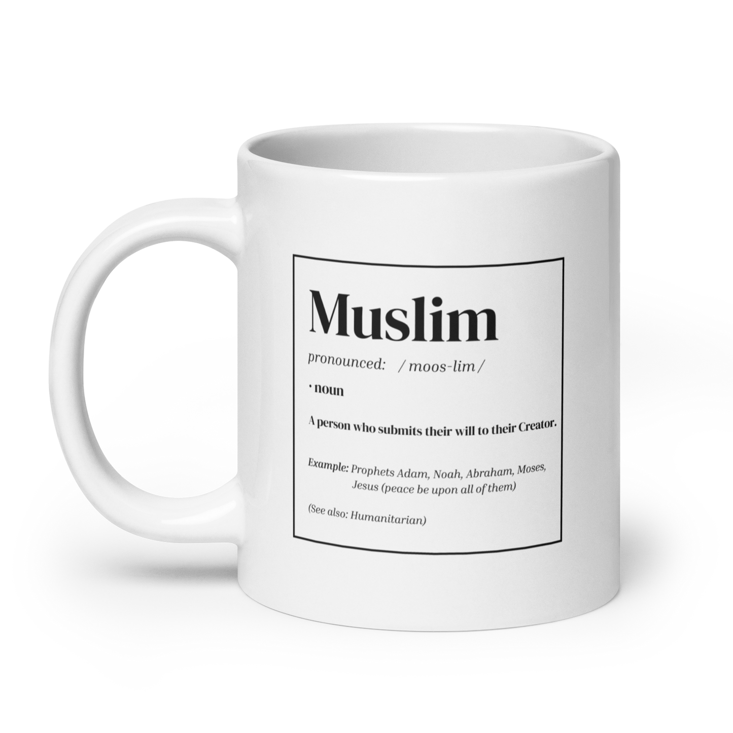 MUG Glossy White - MUSLIM DEFINITION