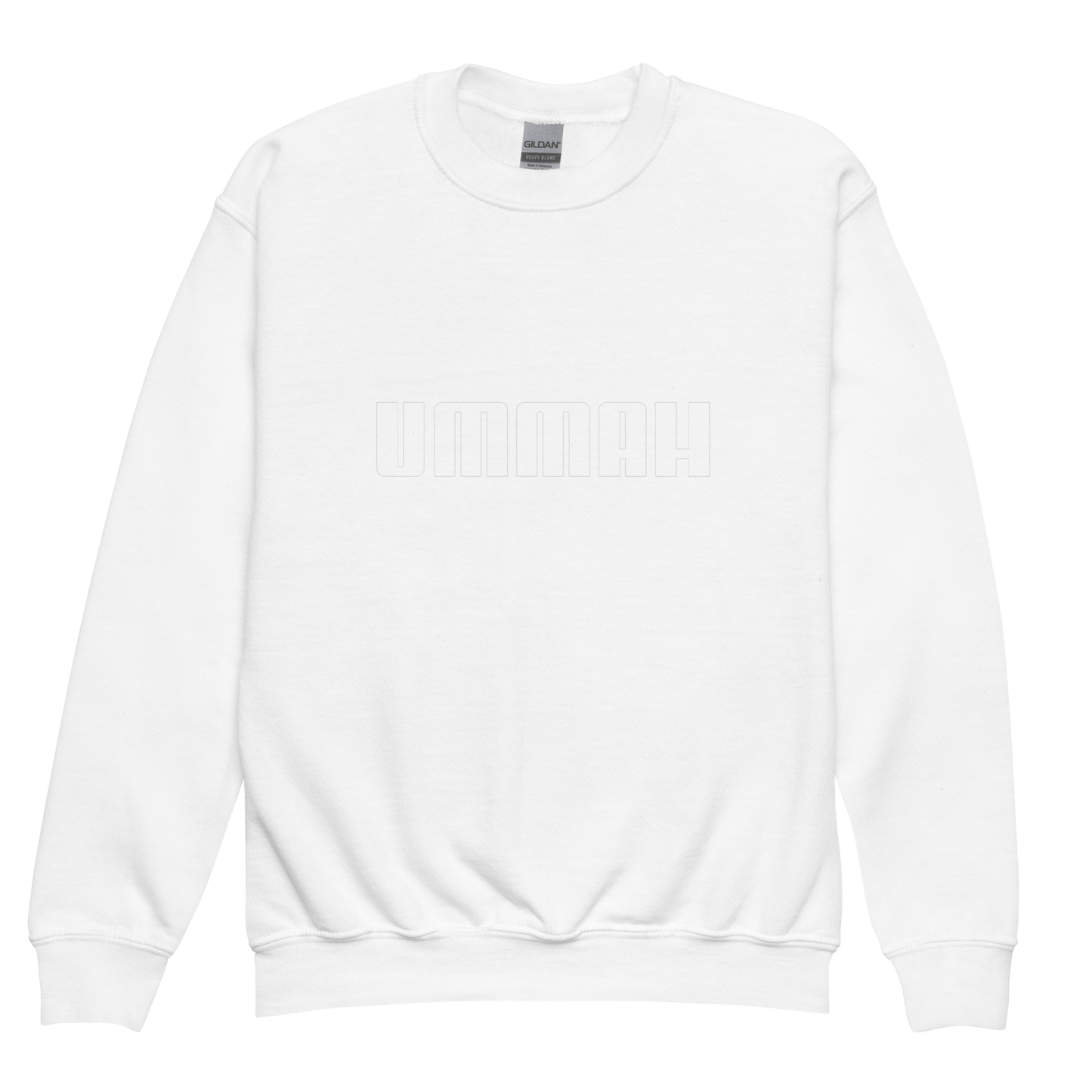 CHILDREN's Crewneck Sweatshirt - UMMAH - White