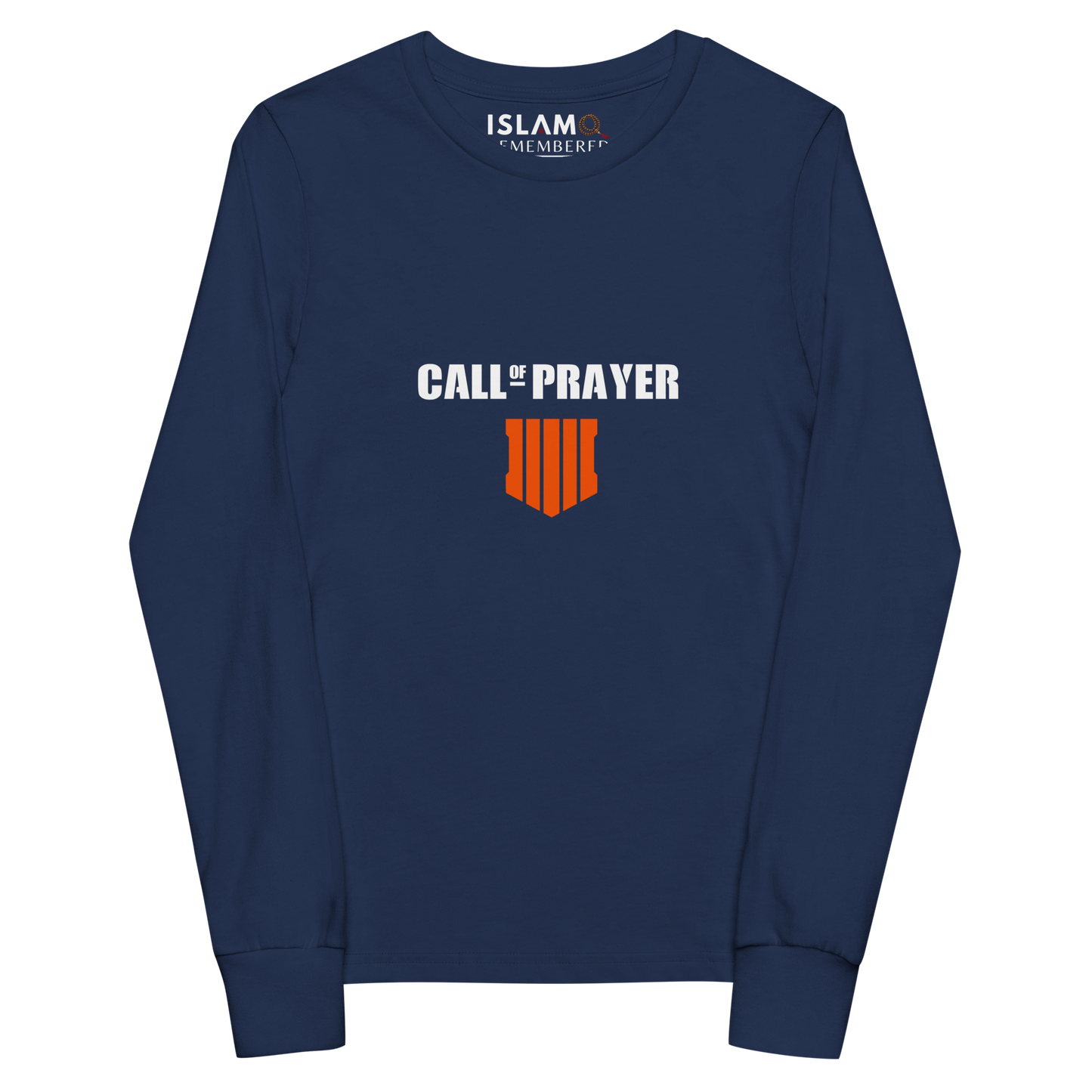 CHILDREN's Long Sleeve - CALL OF PRAYER - White/Orange