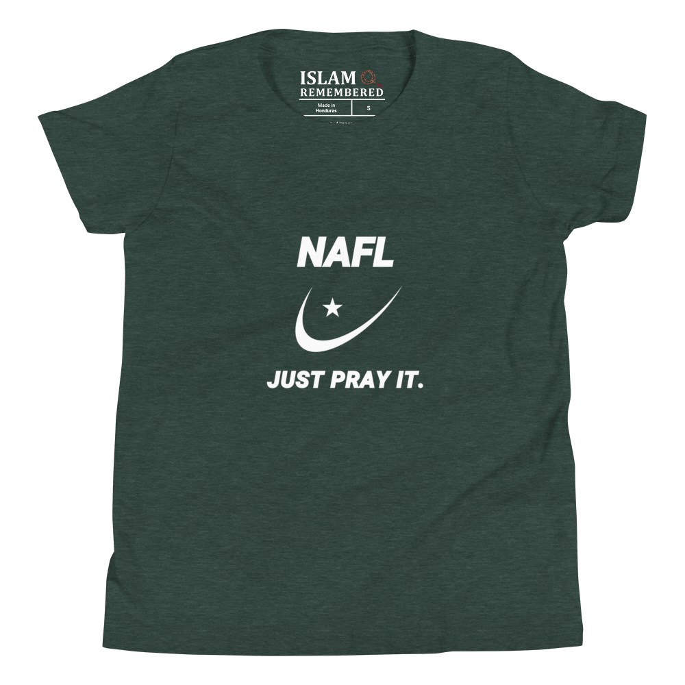 CHILDREN's T-Shirt - NAFL JUST PRAY IT w/ Logo - White